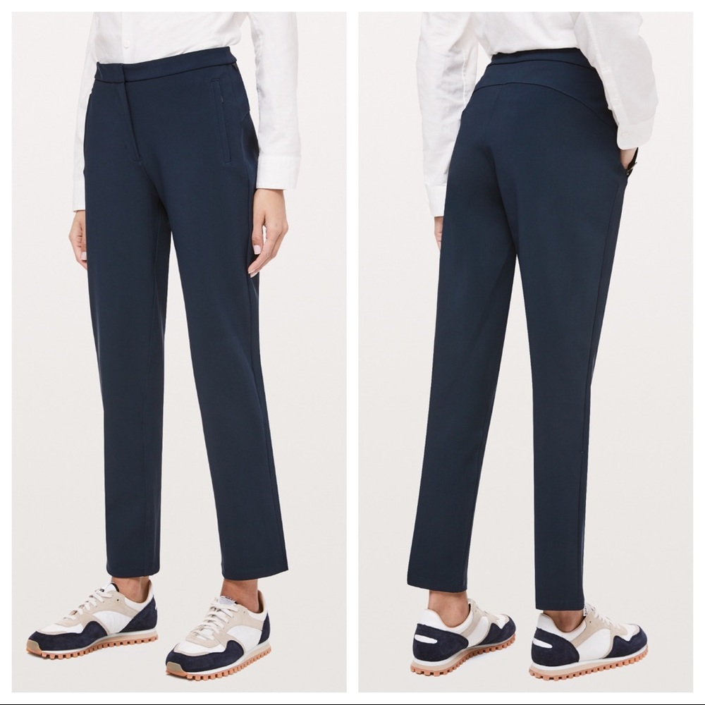 lululemon - on the move pant ponte 28” dress pants